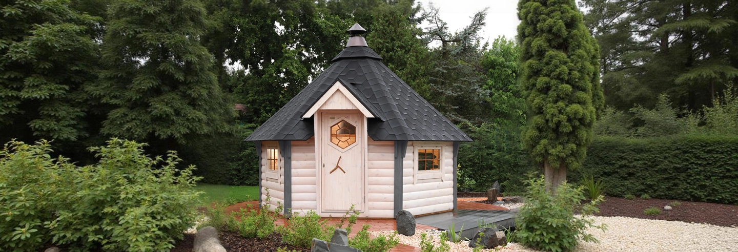 Grillkotas kaufen – nordische Grillhütten | Pfister + Partner